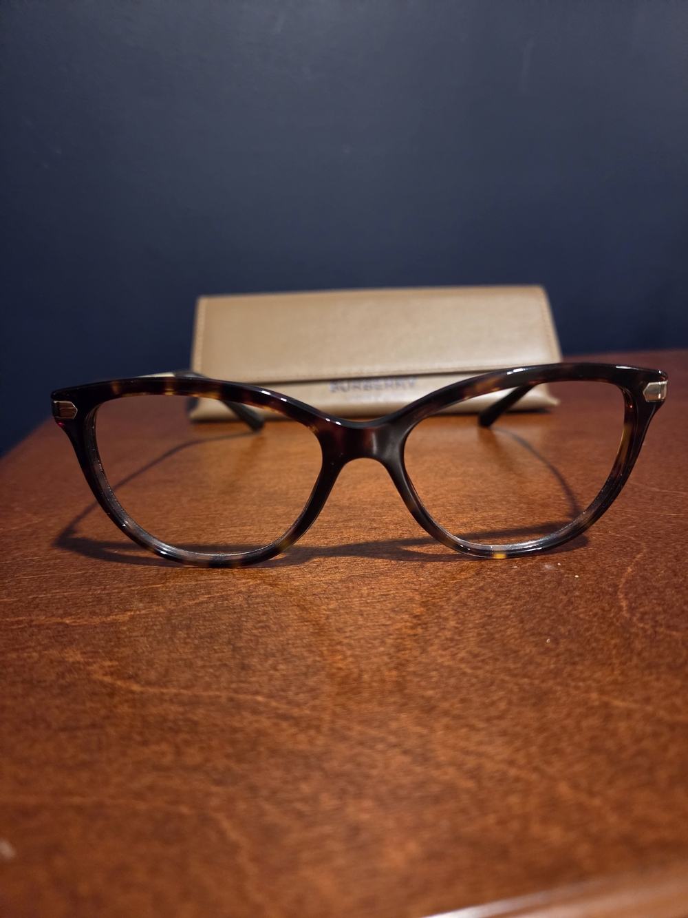 BURBERRY Tortoiseshell Eyeglass Frames - Brown
